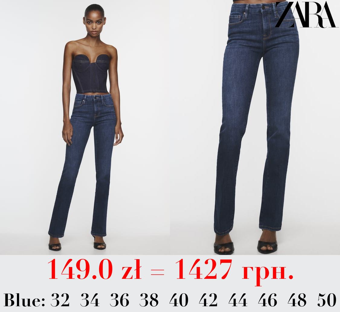 ZW BOOT-CUT MID-RISE CONTOUR JEANS