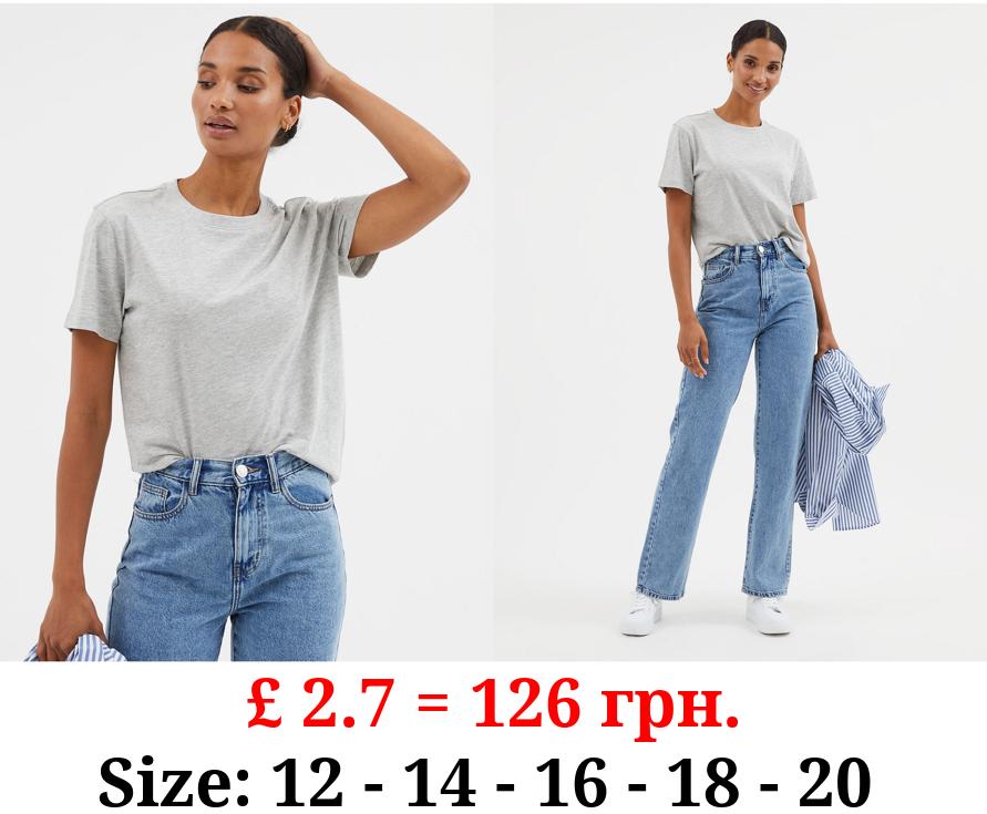 Light Grey Cotton T-Shirt