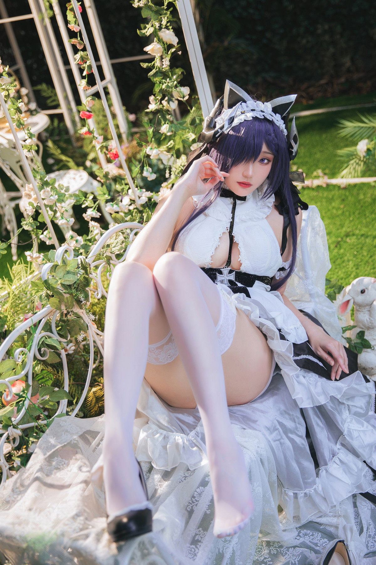 Cosplay 瓜希酱 碧蓝航线 奥古斯特女仆 3