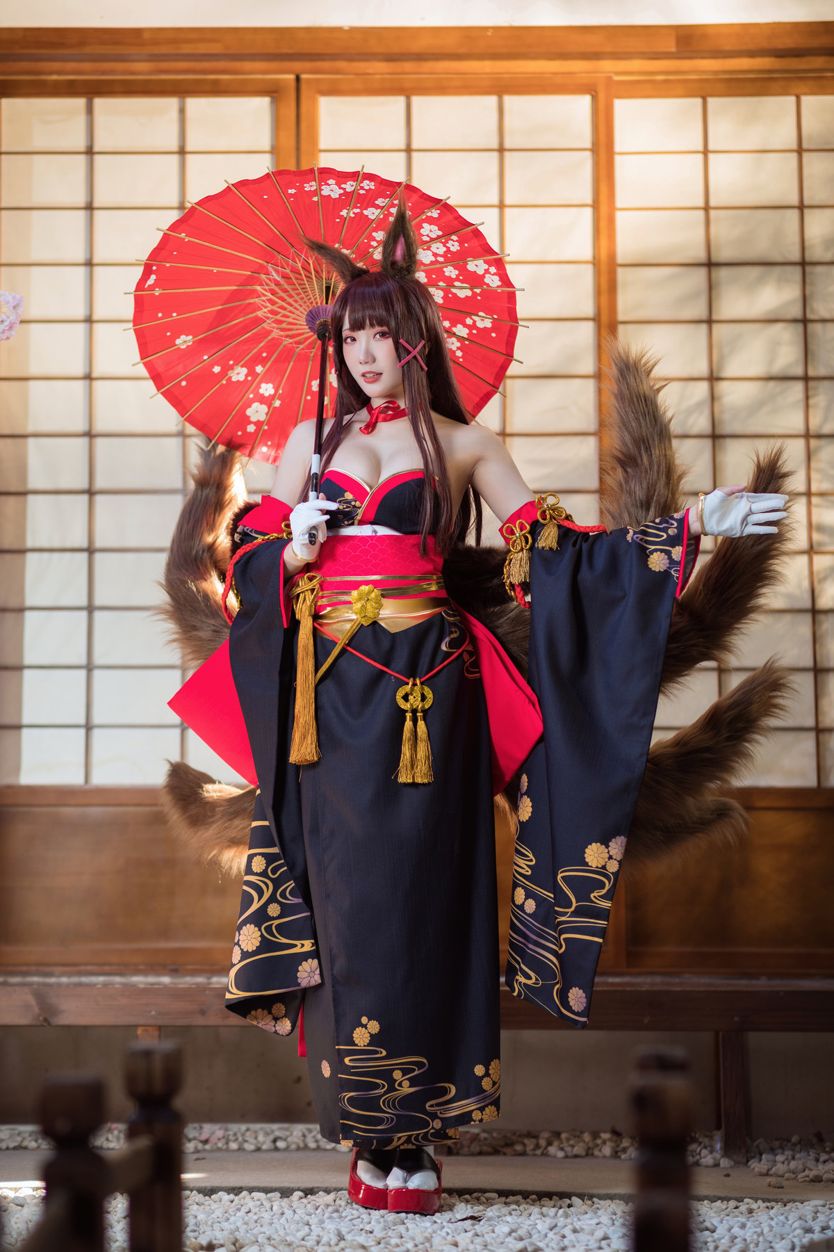 Cosplay 瓜希酱 赤城 Akagi 2