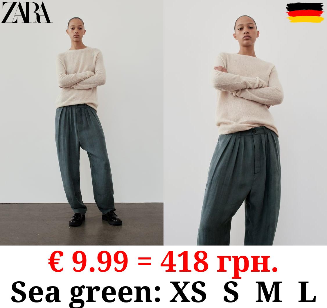 DARTED LOOSE-FITTING ZW COLLECTION TROUSERS