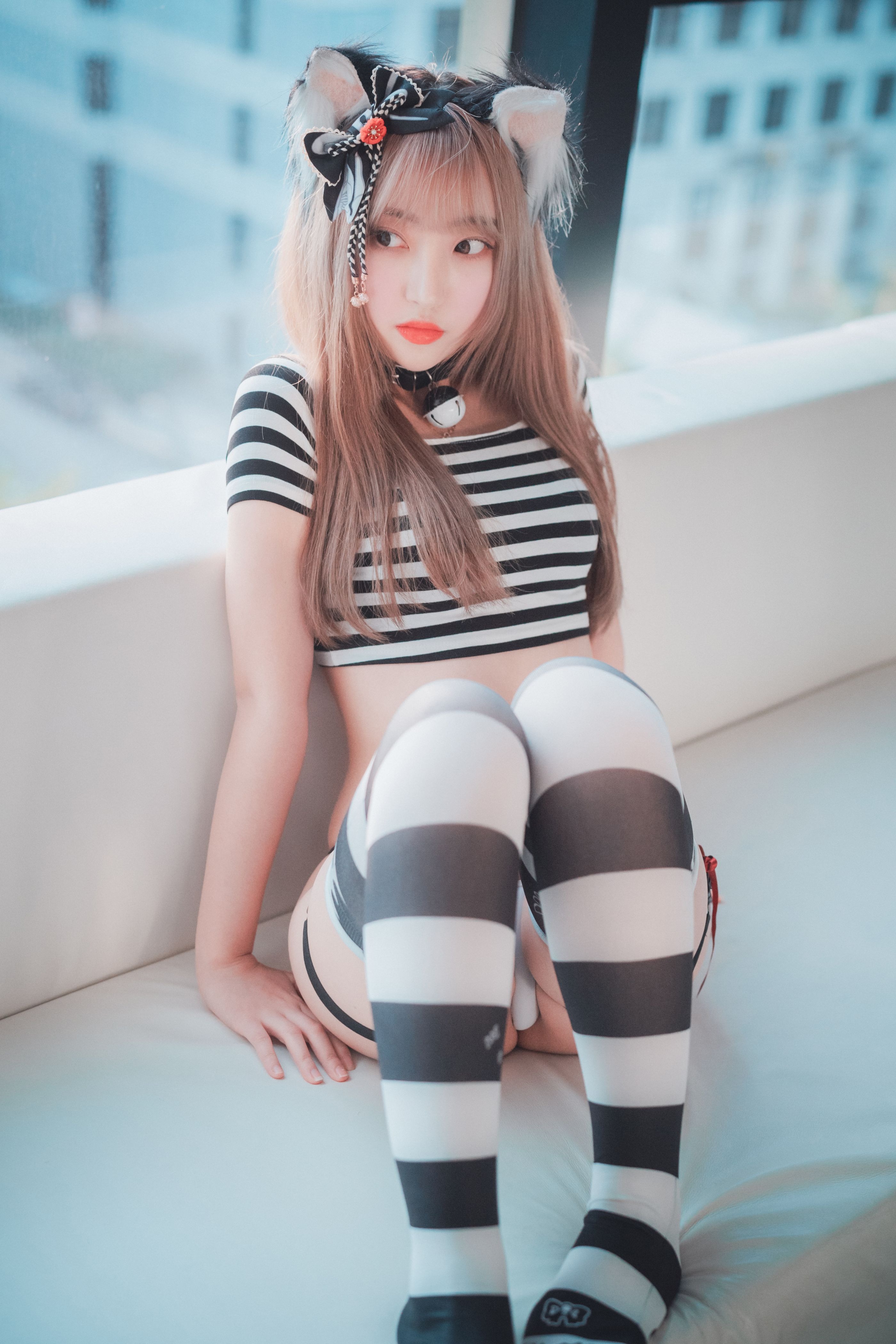 Hanari(하나리) - [DJAWA] Catgirl in Stripes [91P-814MB] 10