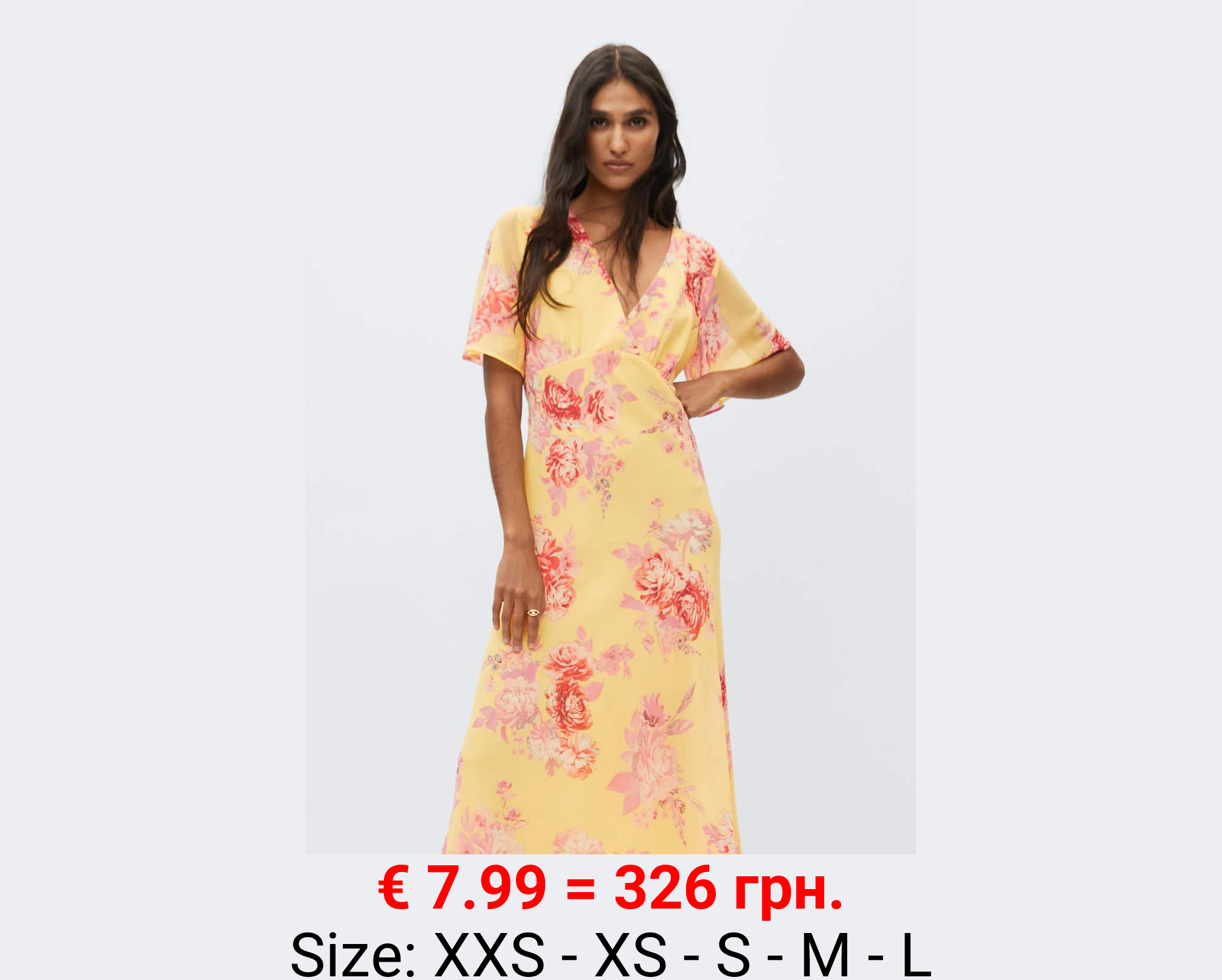 Vestido estampado flores