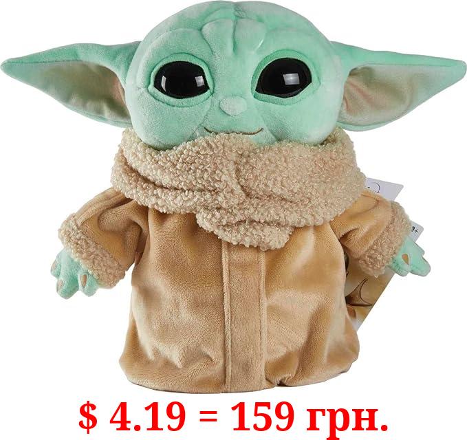 Mattel Star Wars Grogu Plush 8-Inch Character Figure From Star Wars the Mandalorian, Soft Doll in Classic Look