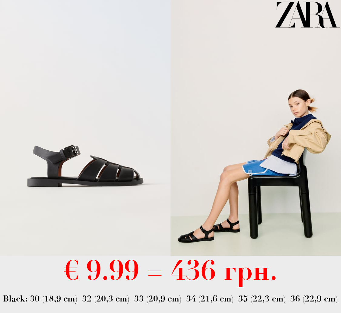 CAGE SANDALS WITH ANKLE STRAP