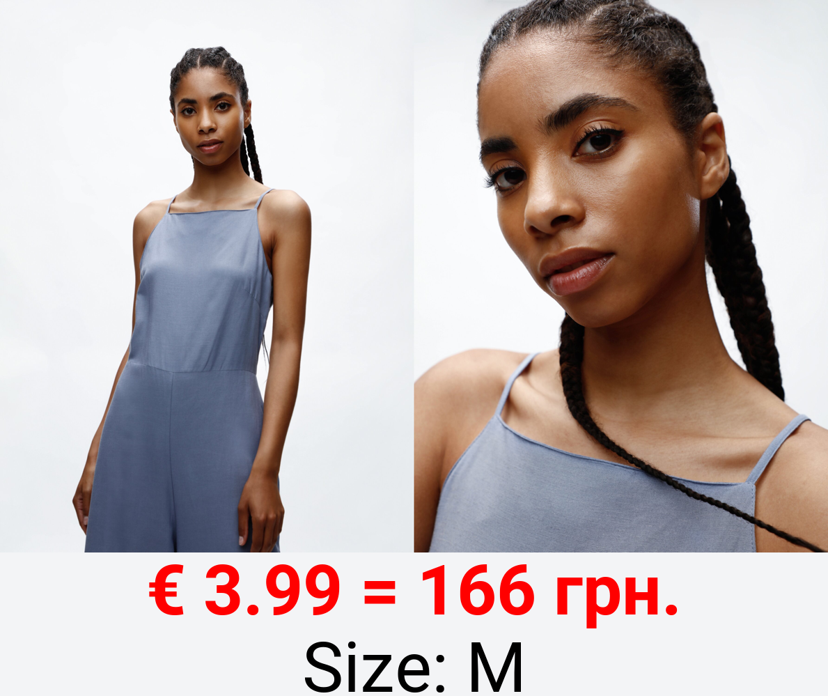 Strappy rustic jumpsuit