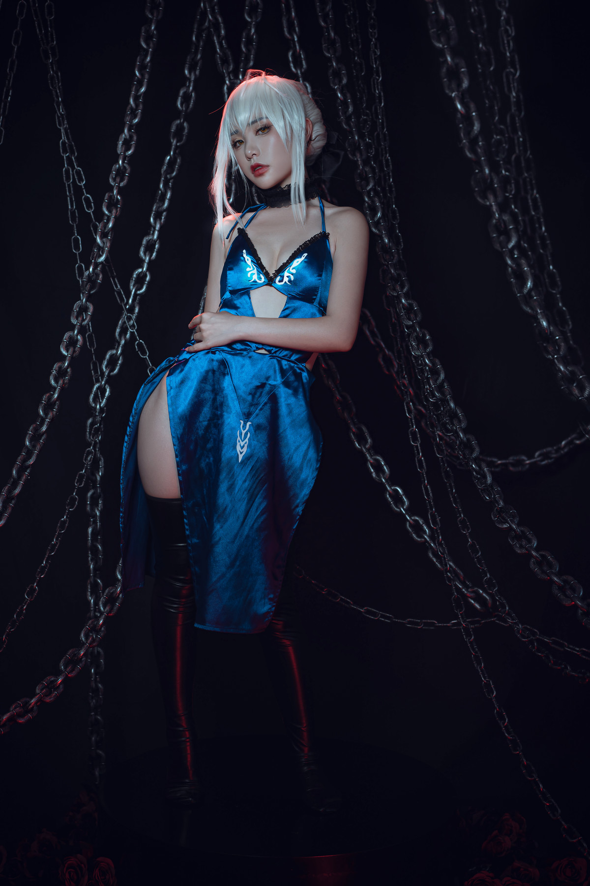 爆机少女喵小吉 Cosplay 黑呆 Saber Alter 22