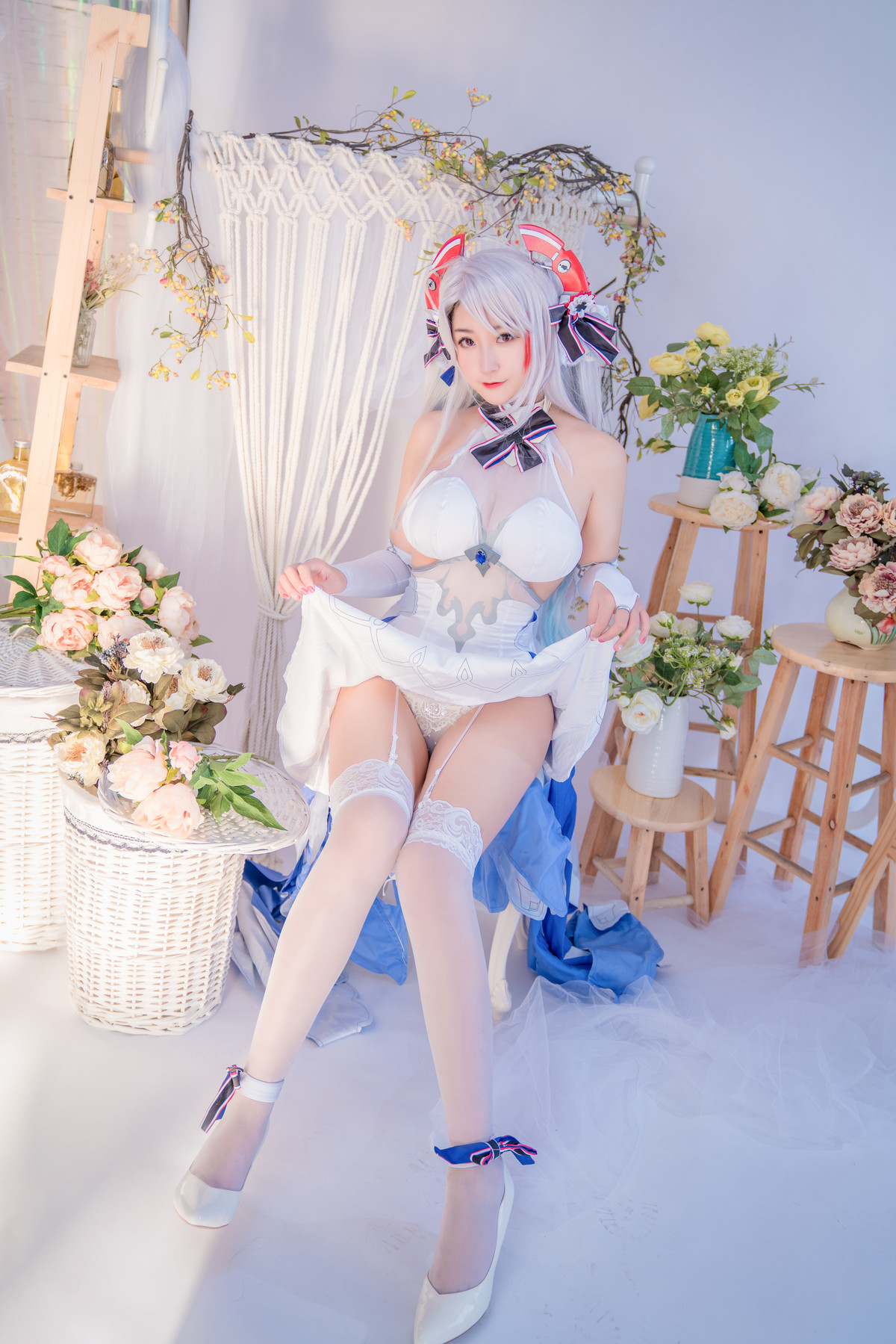 Cosplay 猫九酱Sakura 碧蓝誓约 Set.01 6