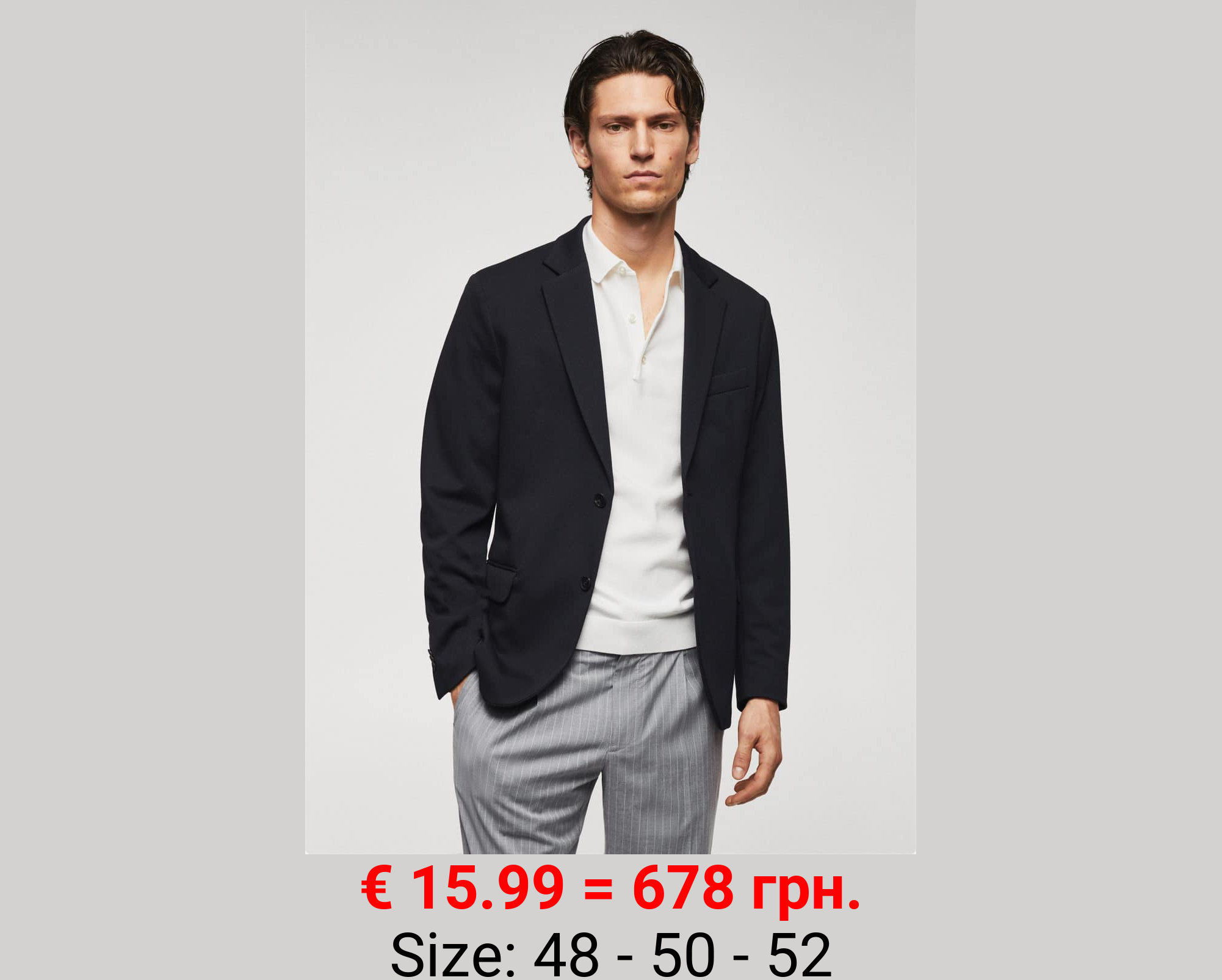 Americana slim fit microestructura