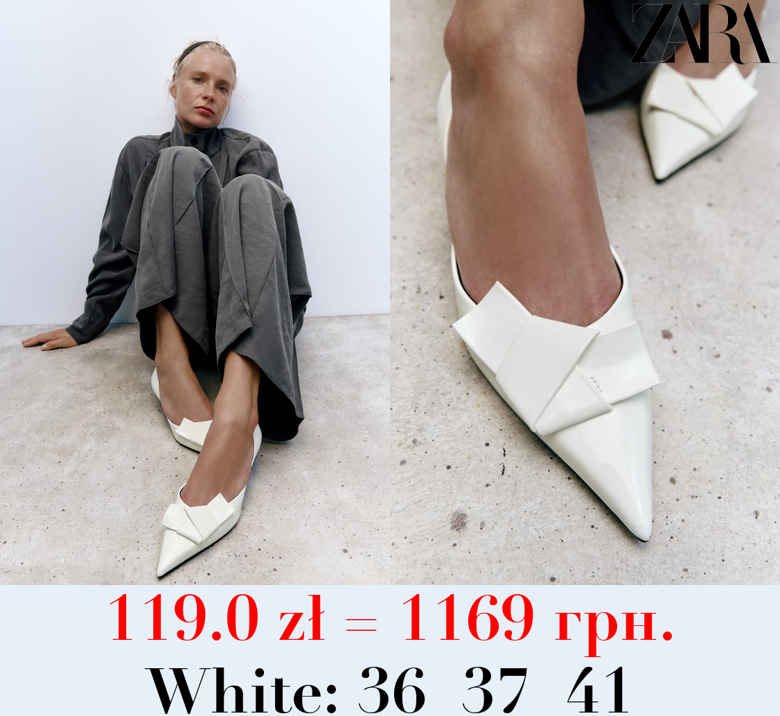 HEELED SHOES WITH BOW DETAIL