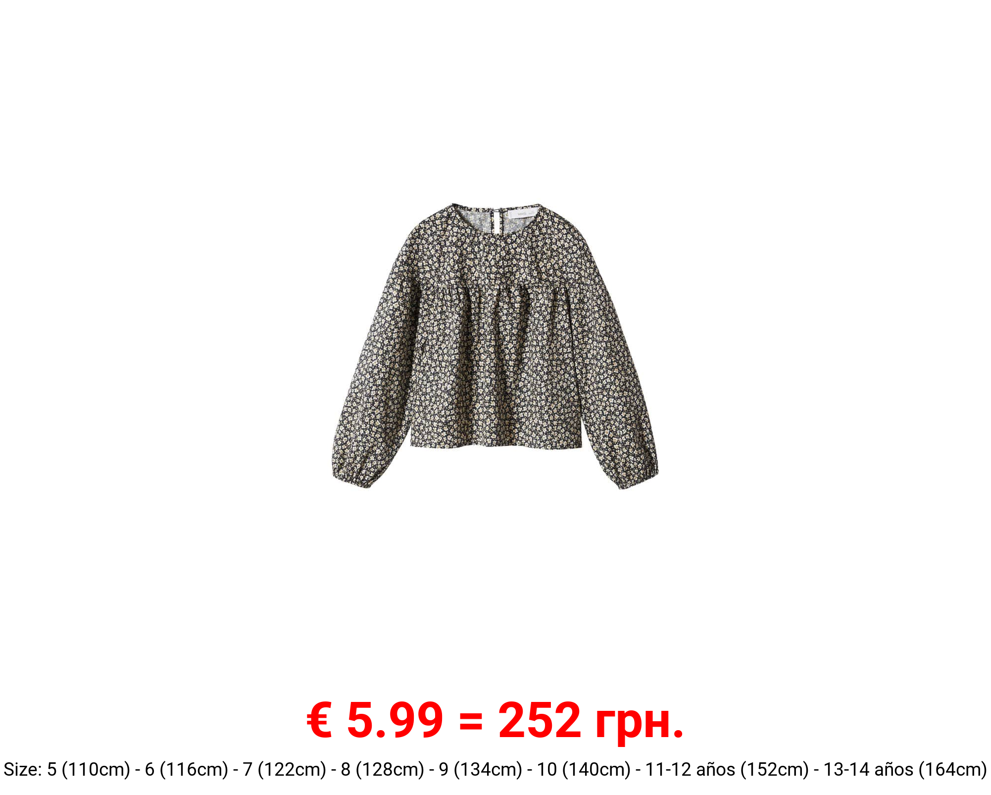 Blusa estampado flores