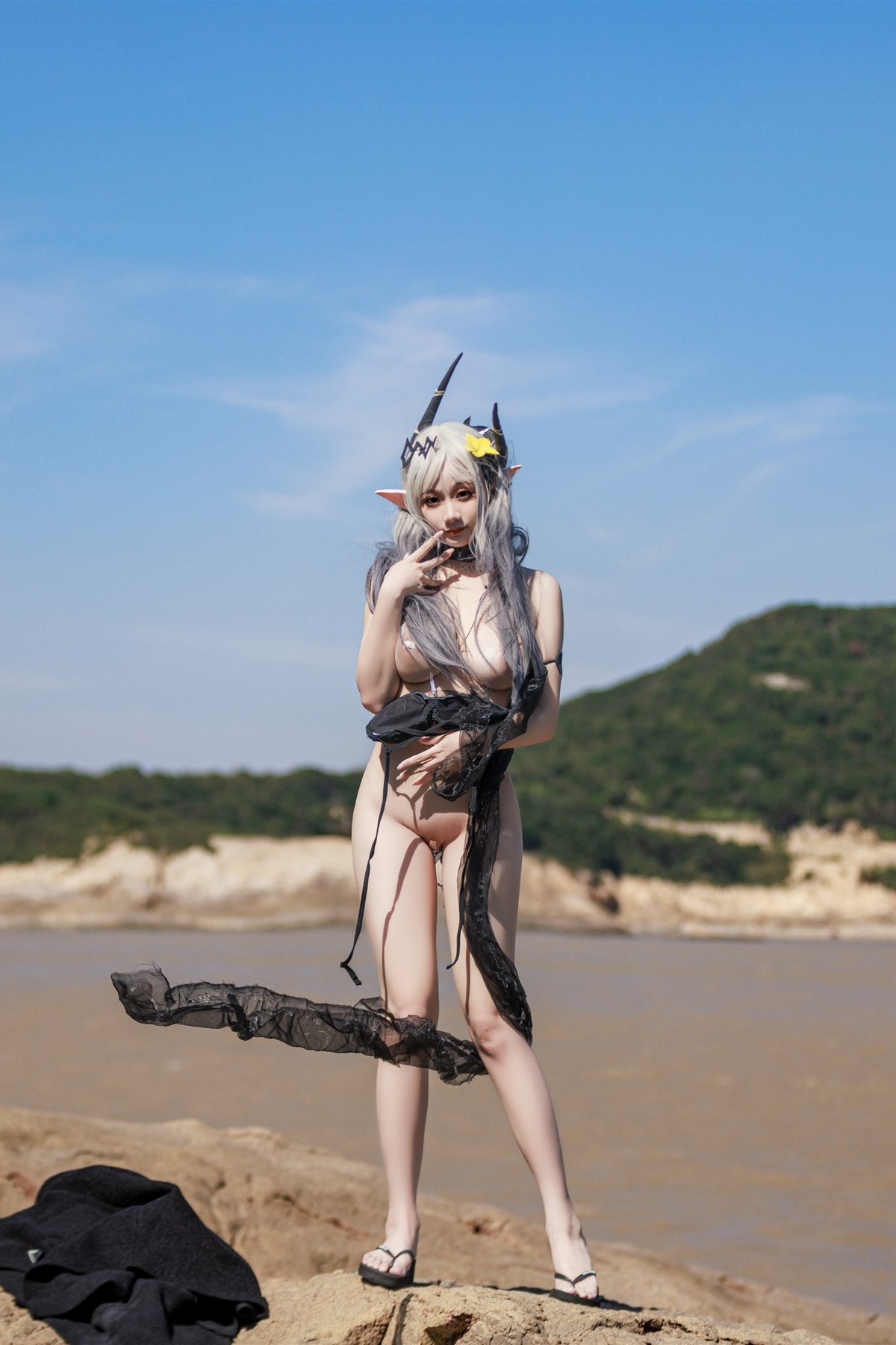 Cosplay 阿雪雪 泥岩泳装 Mud Rock Swimsuit 12