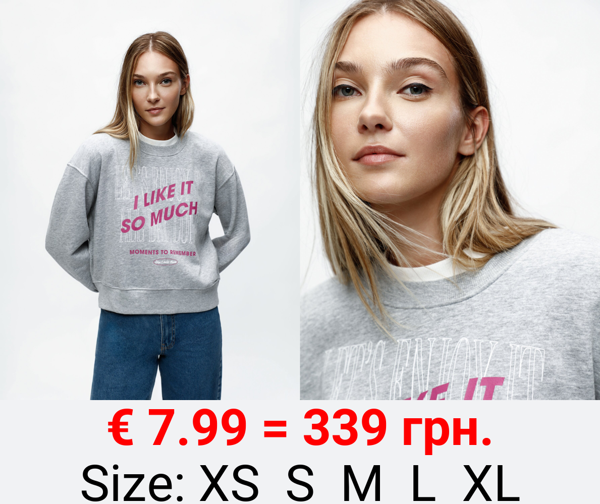 Printed sweatshirt