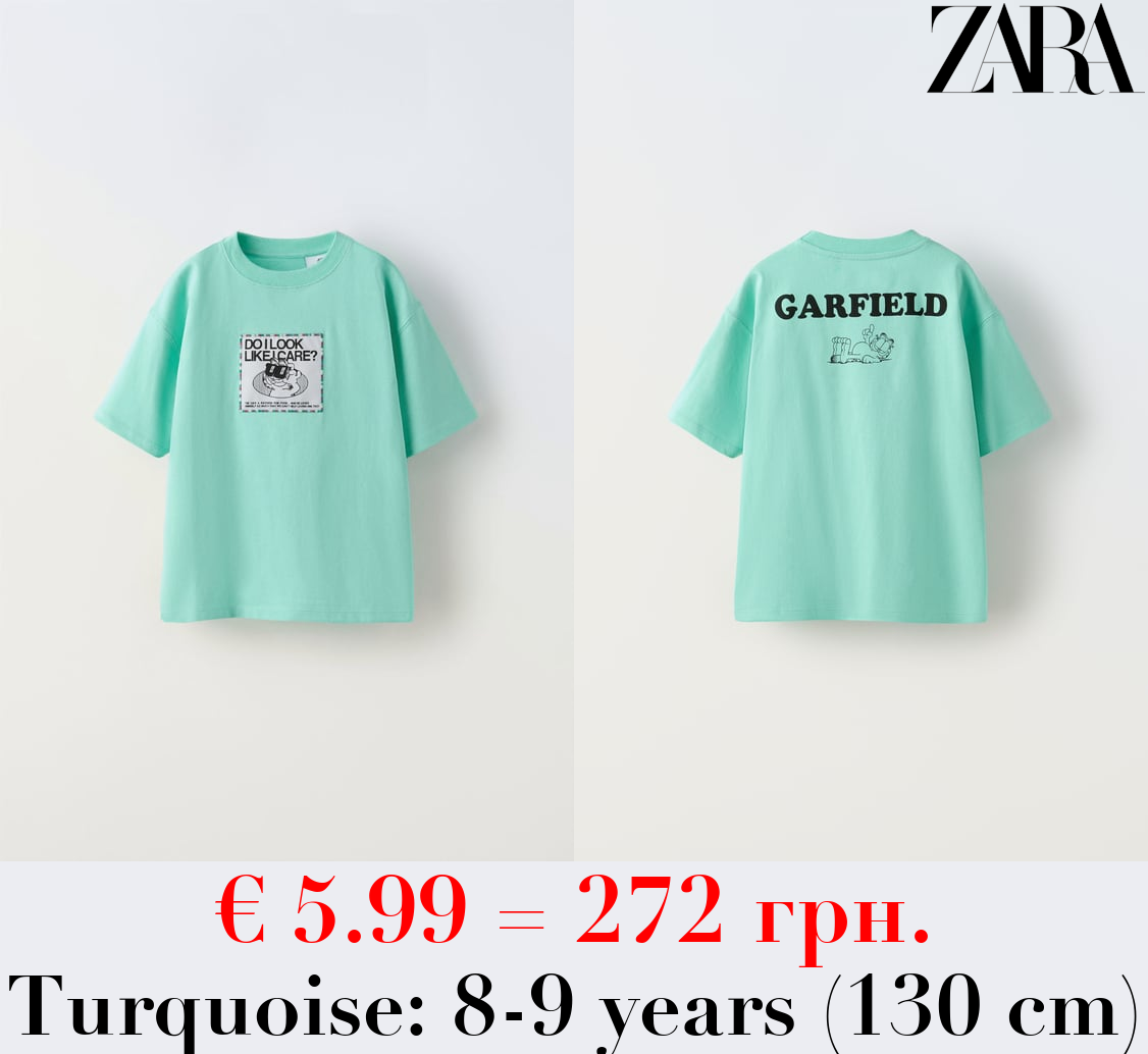 GARFIELD © PAWS INC PATCH T-SHIRT