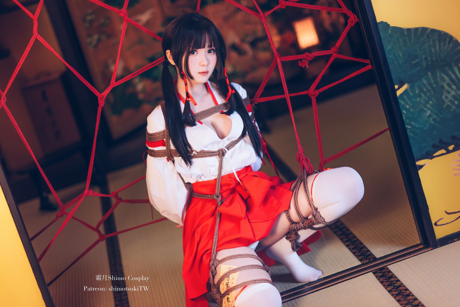 [霜月shimo] 巫女捆绑 Miko Bundle 23