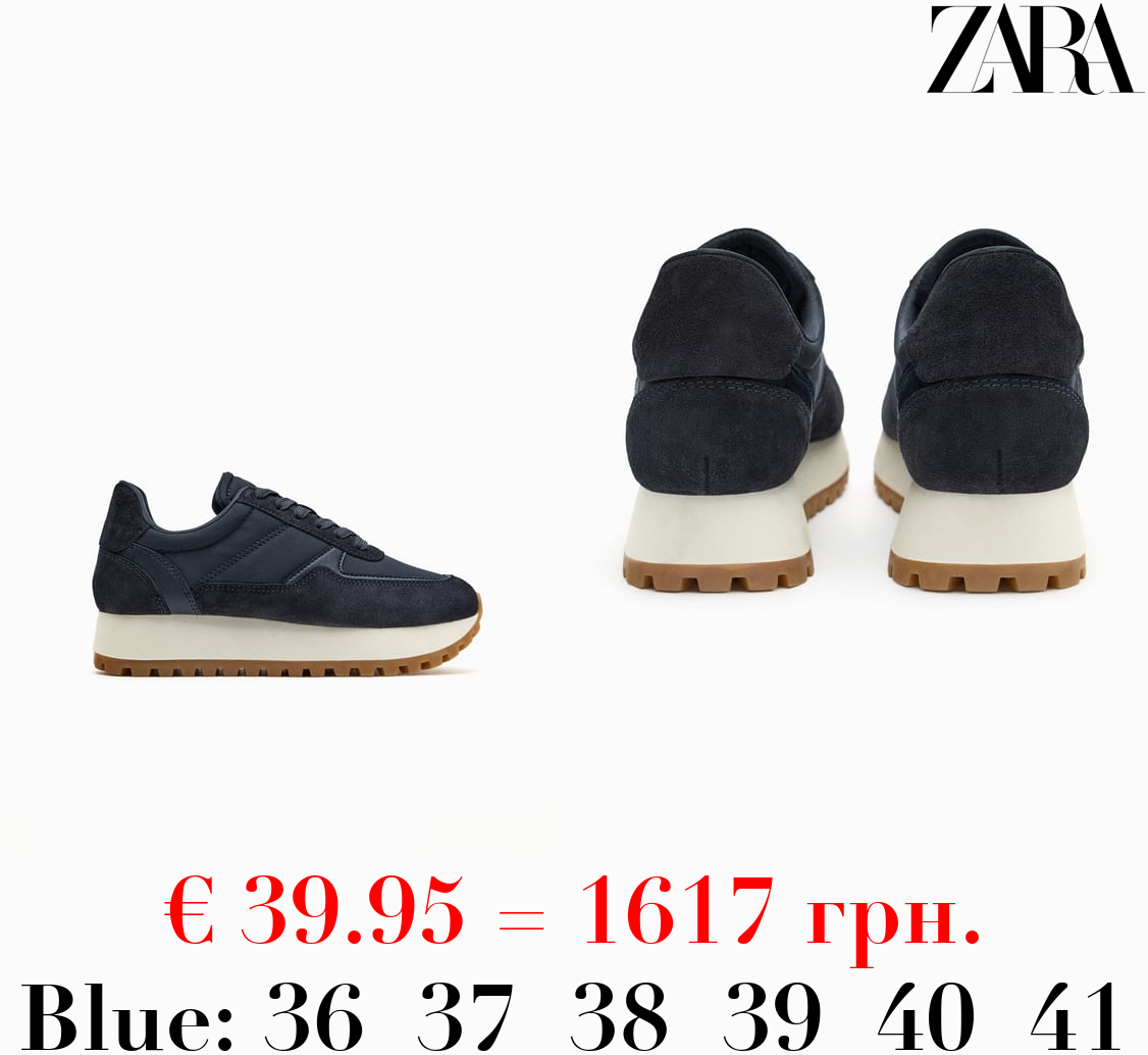 FABRIC PLATFORM RUNNING TRAINERS