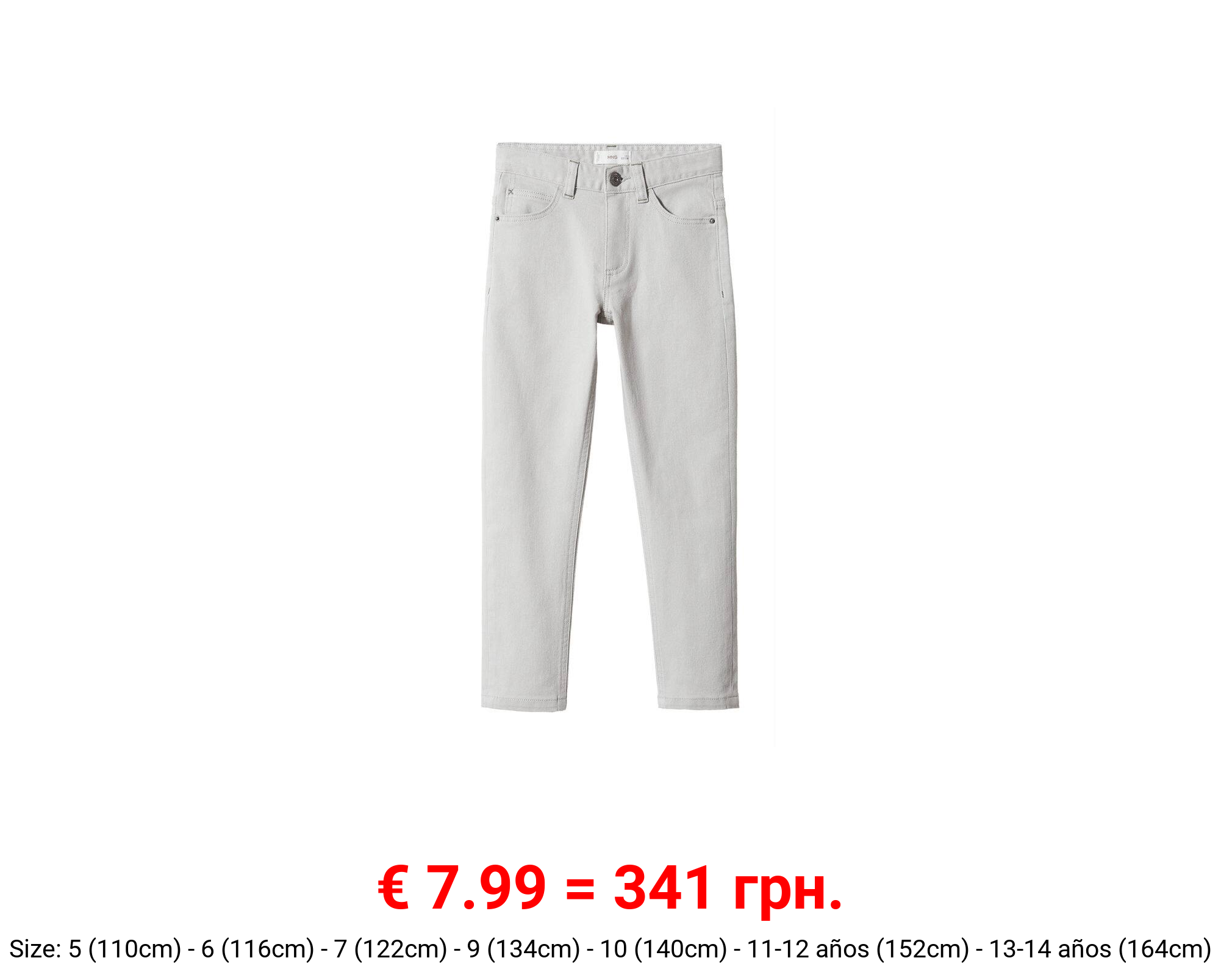 Pantalón recto franela