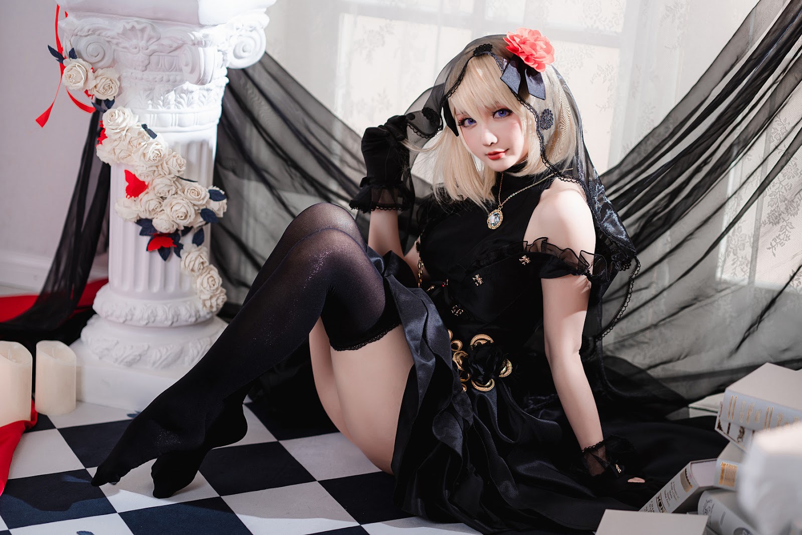 Cosplay 星之迟迟Hoshilily Z23婚纱 4