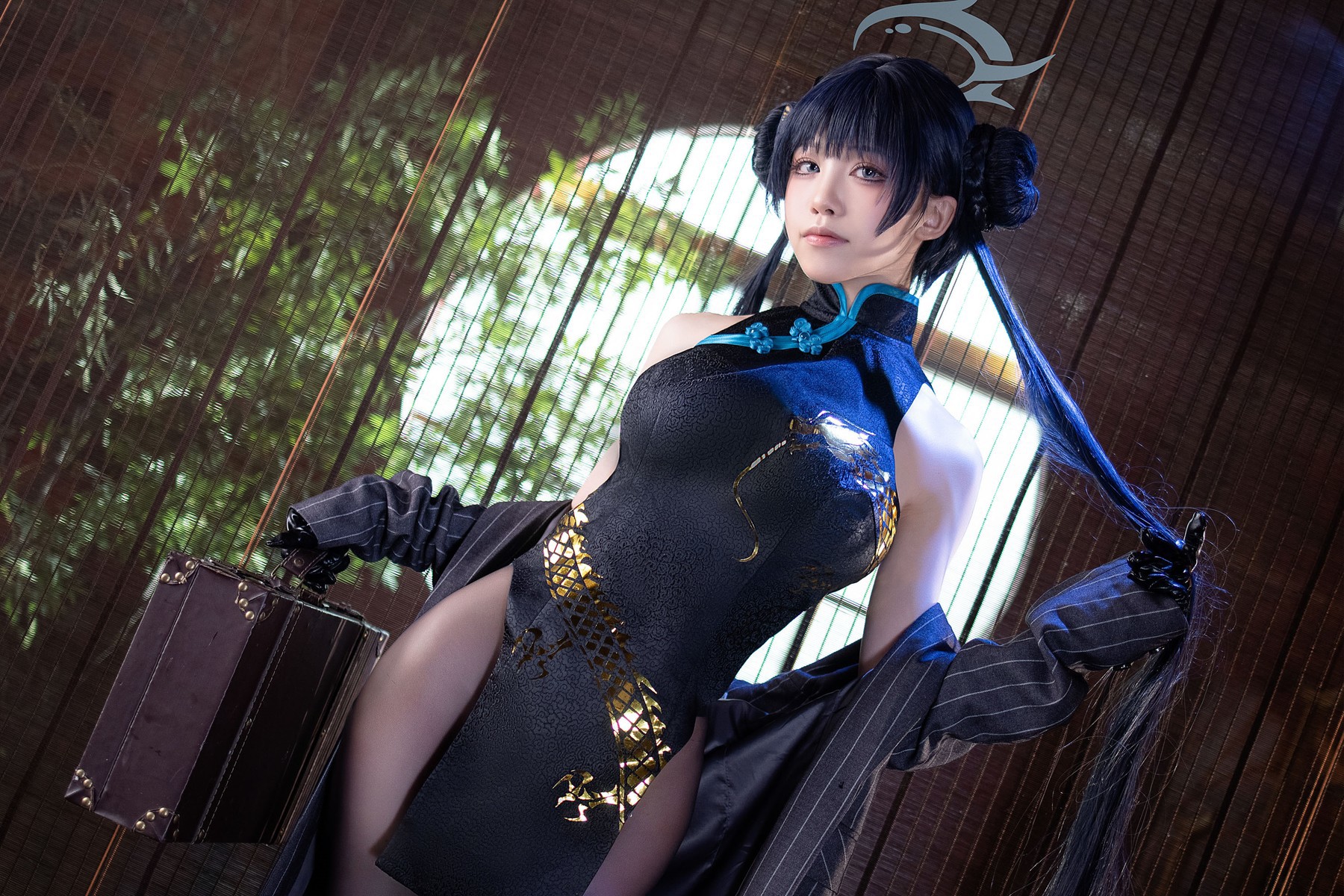 Cosplay 水淼Aqua 碧蓝档案 妃咲 Set.01 2