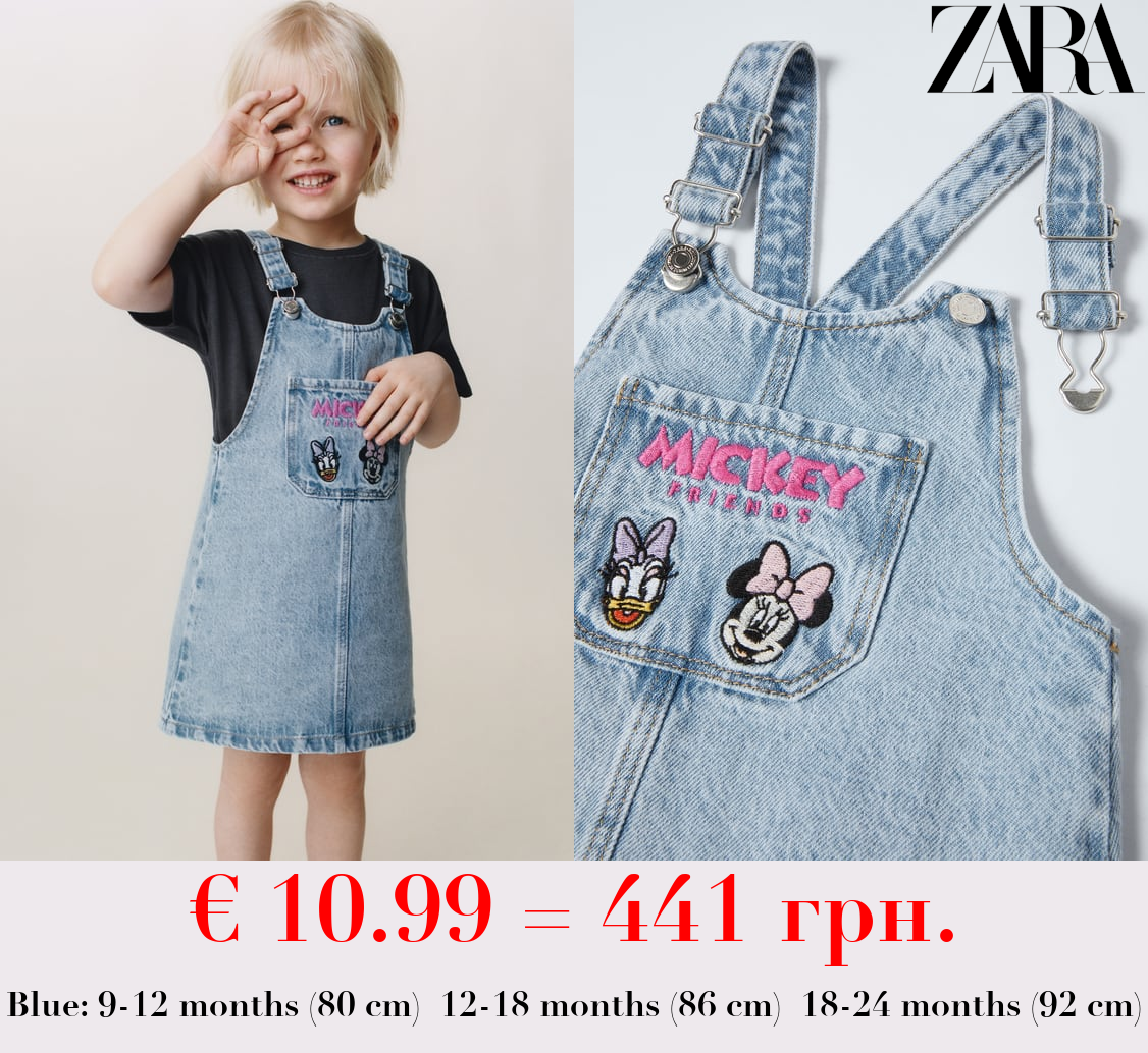 MINNIE MOUSE © DISNEY DENIM PINAFORE DRESS