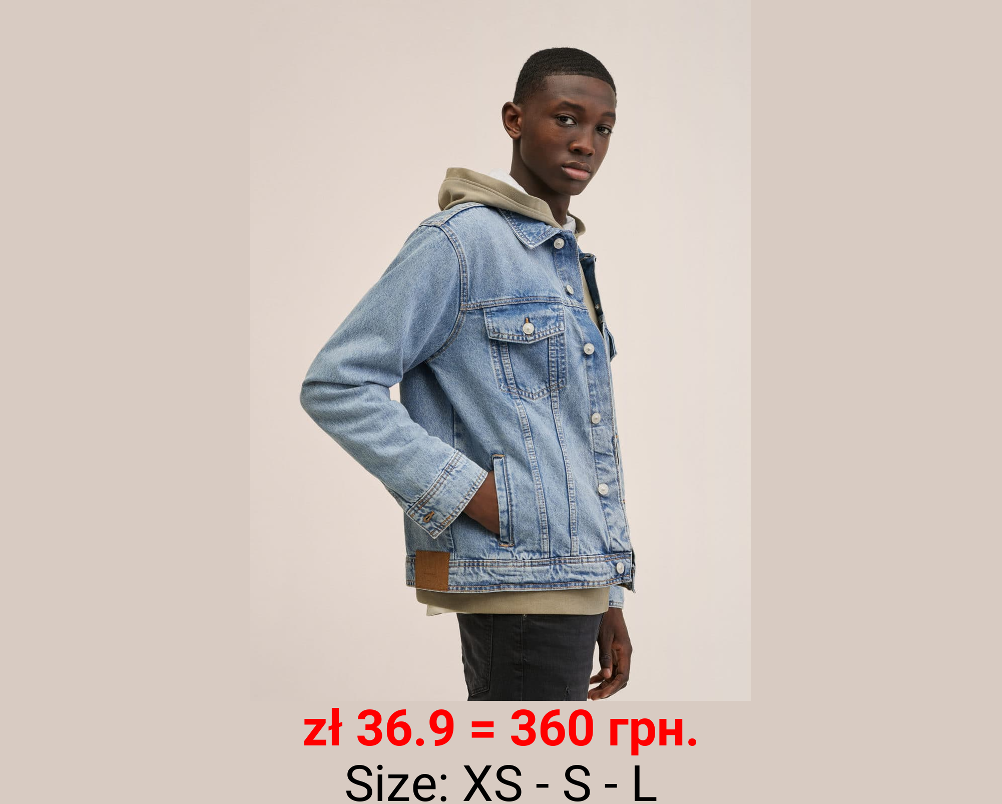 Chaqueta vaquera bolsillos 