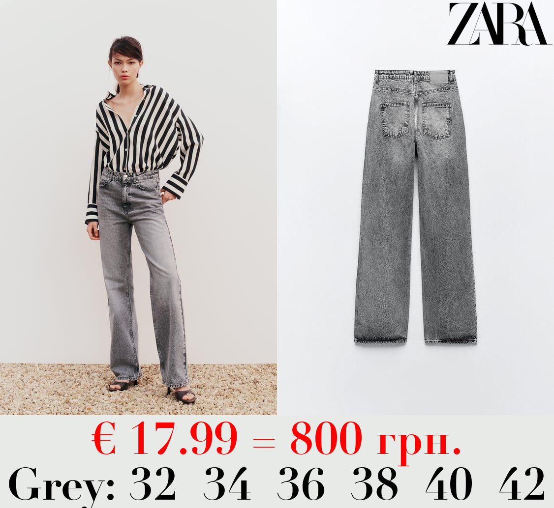 Z1975 STRAIGHT-FIT HIGH-WAIST FULL LENGTH JEANS