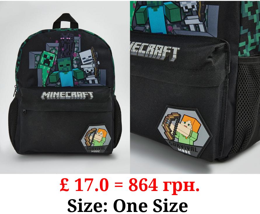 Minecraft Black Rucksack