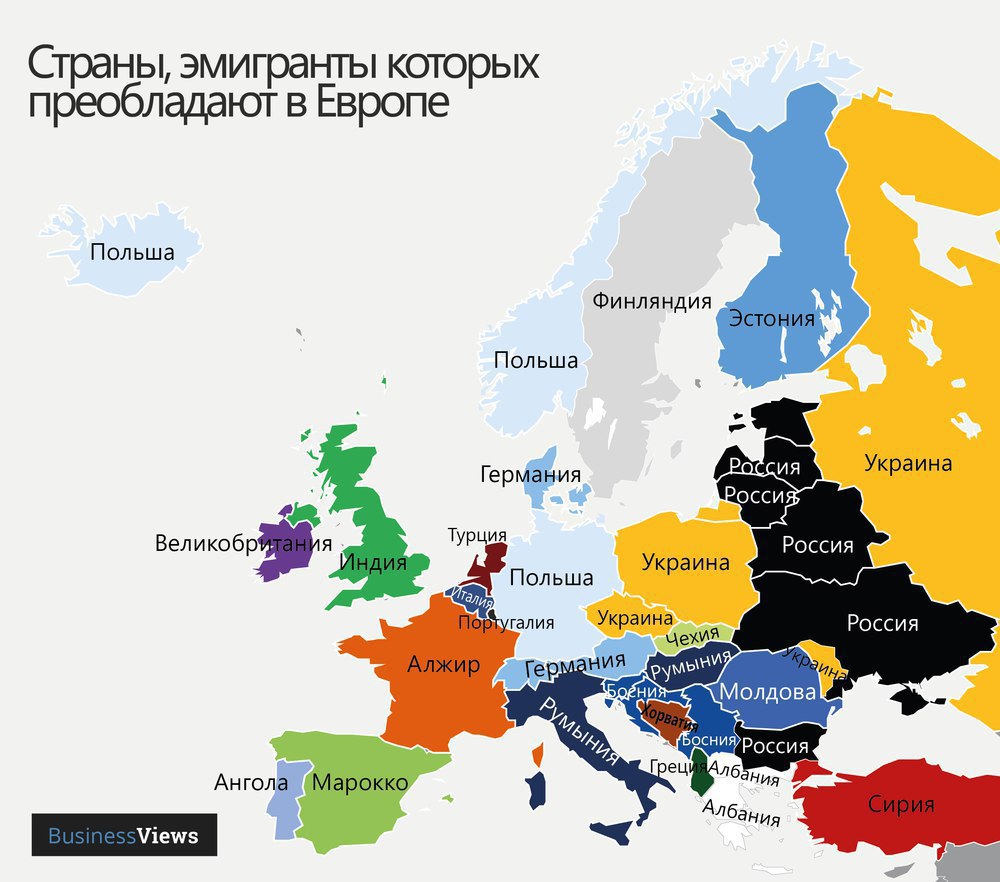 Сколько стран в мире европа. Мигранты в Европе карта. Карта эмигрантов Европа. Страны Европы. Страны эмиграции.