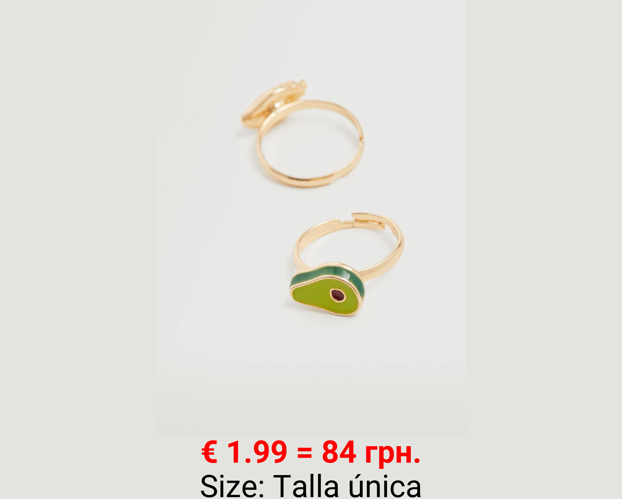 Pack 2 anillos frutas 