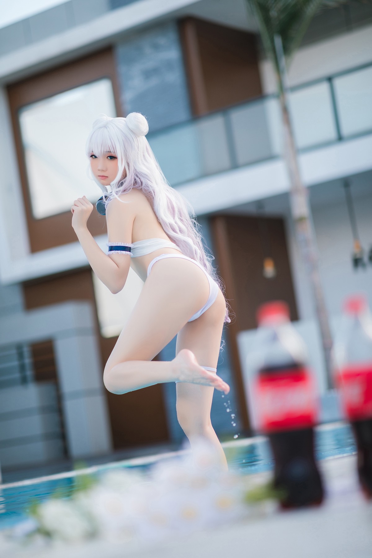 Cosplay 焖焖碳 恶毒泳衣 Vicious Swimsuit 16