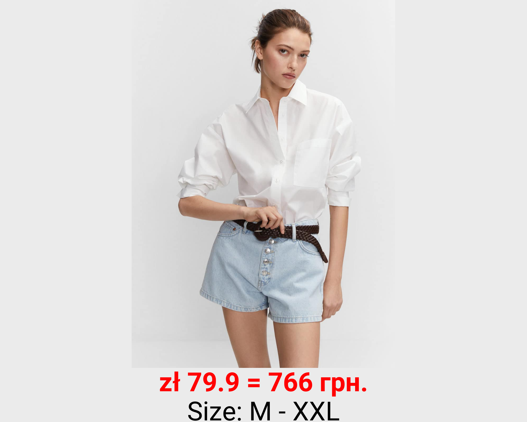 Camisa algodón regular fit