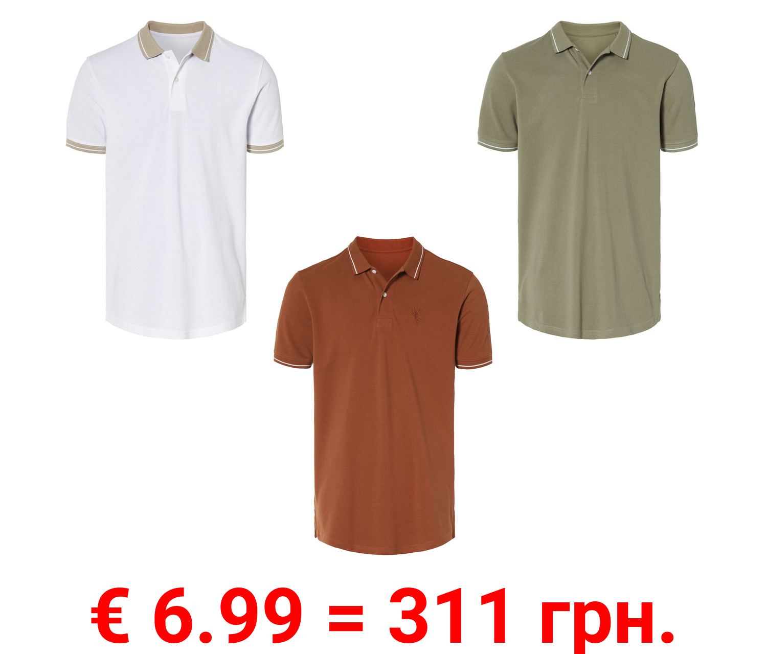 LIVERGY® Herren Poloshirt in hochwertiger Pikee-Qualität