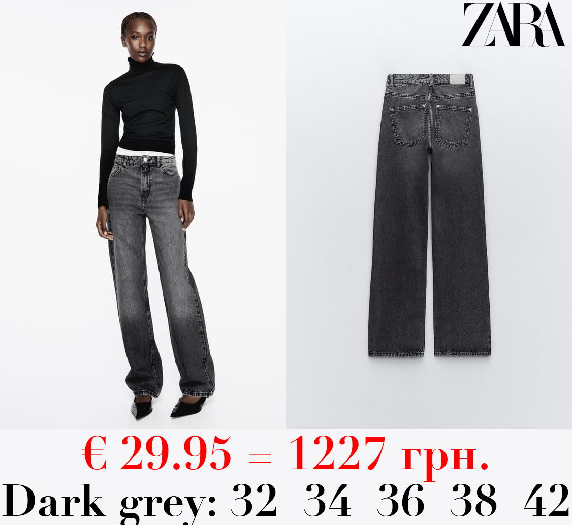Z1975 STRAIGHT-FIT HIGH-WAIST LONG LENGTH JEANS