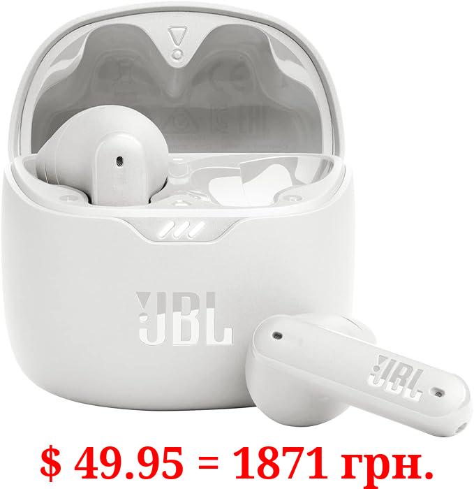 JBL Tune Flex - True Wireless Noise Cancelling Earbuds (White), Small