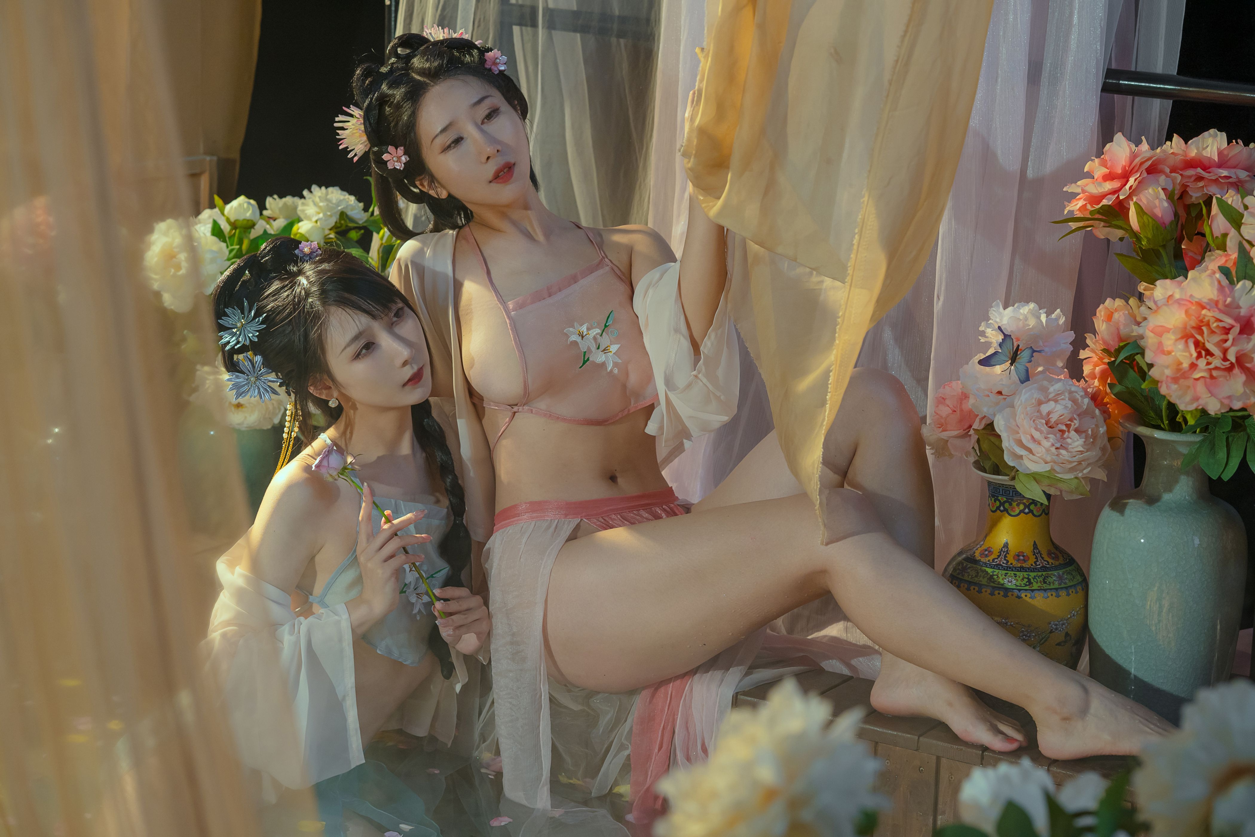 云溪溪 奶桃桃&予十七水池 3