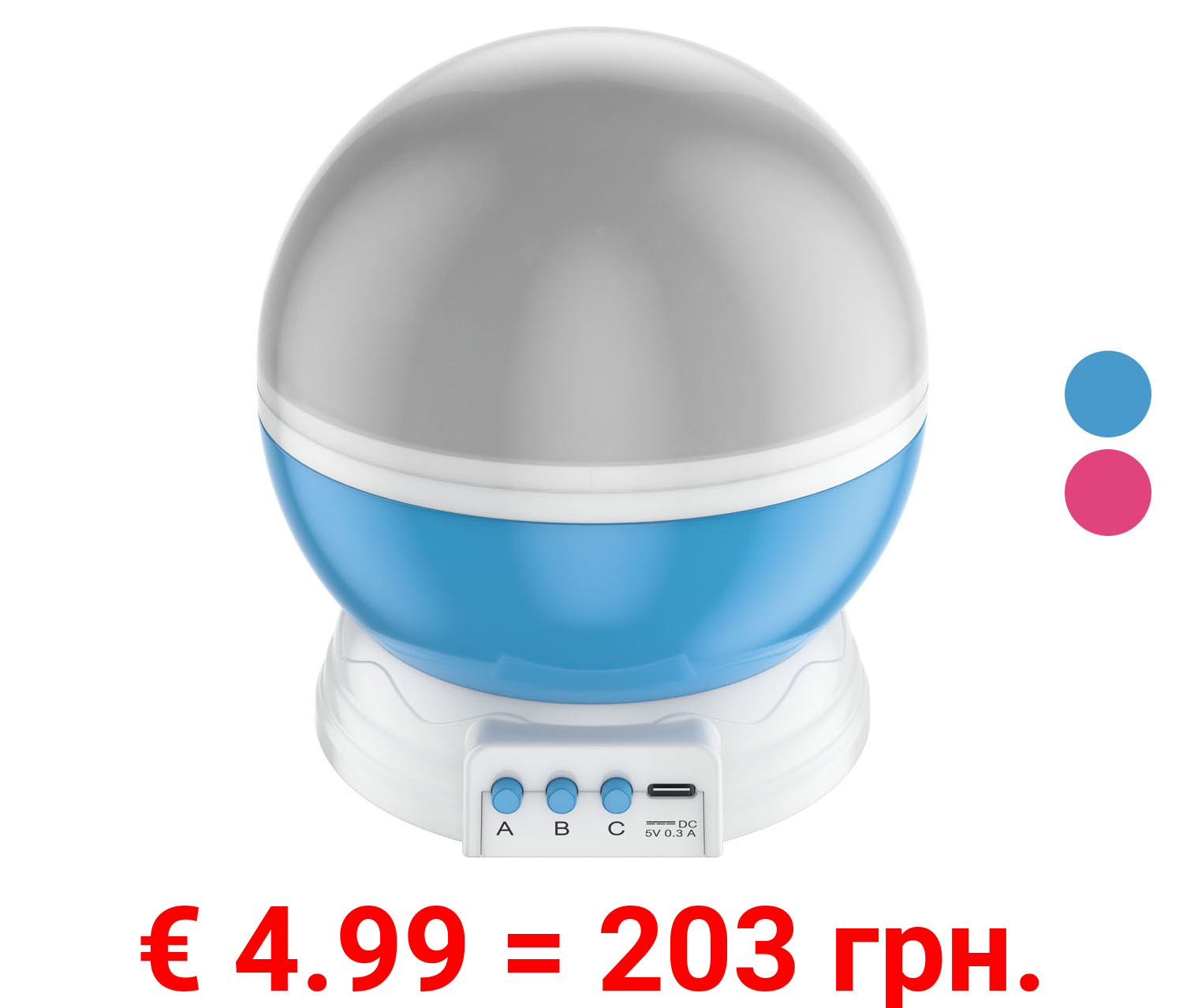 LIVARNO home Nachtlicht, 360°-Rotation