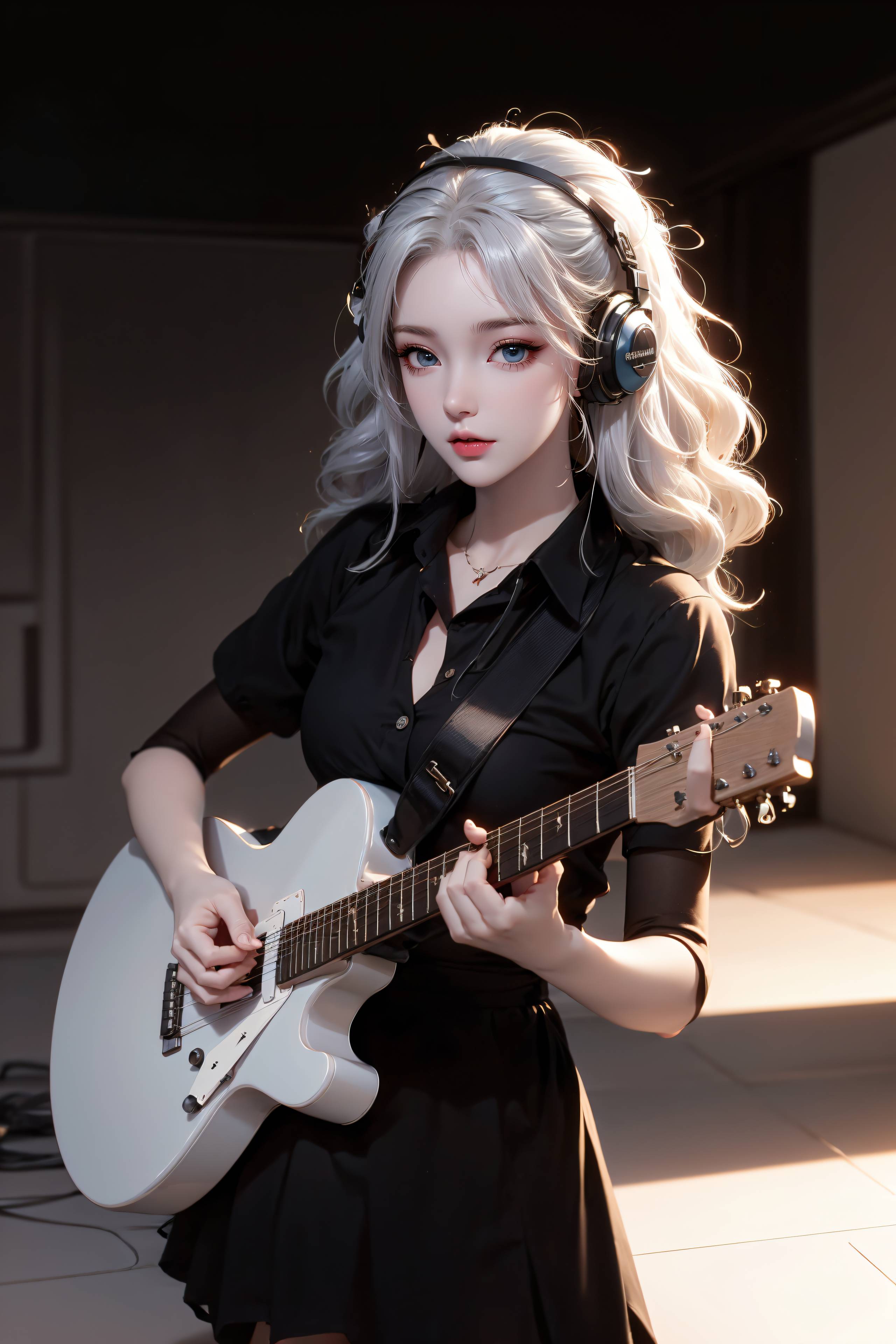 图片[5]-完美世界-清漪 吉他手少女0401-六色网