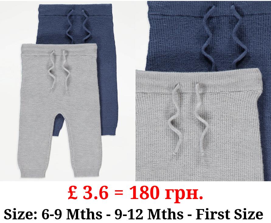 Knitted Trousers 2 Pack
