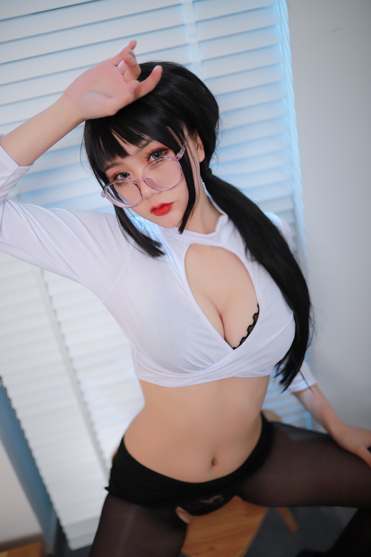 Cosplay 您的蛋蛋 OL Office Lady 32