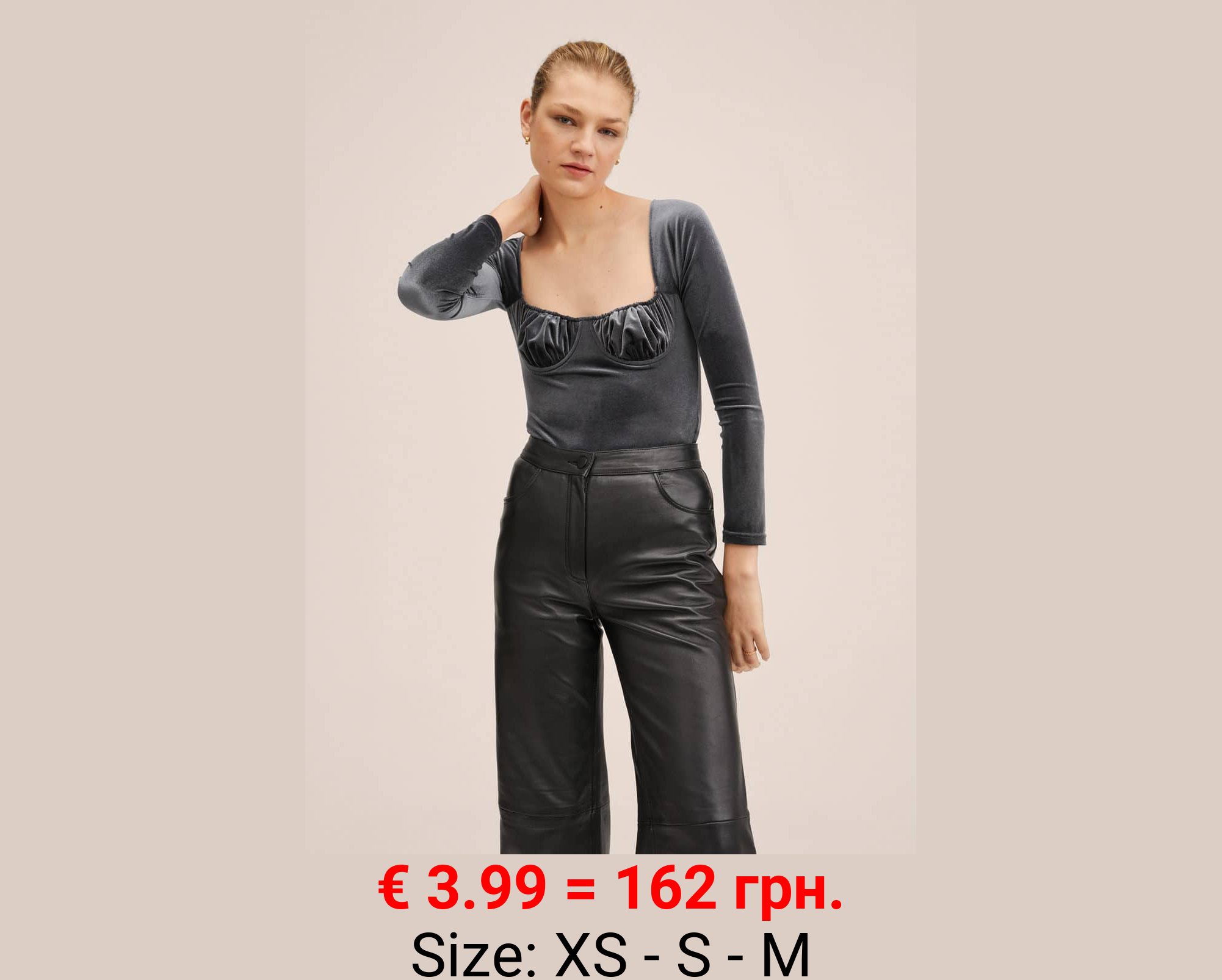 Body terciopelo efecto bra