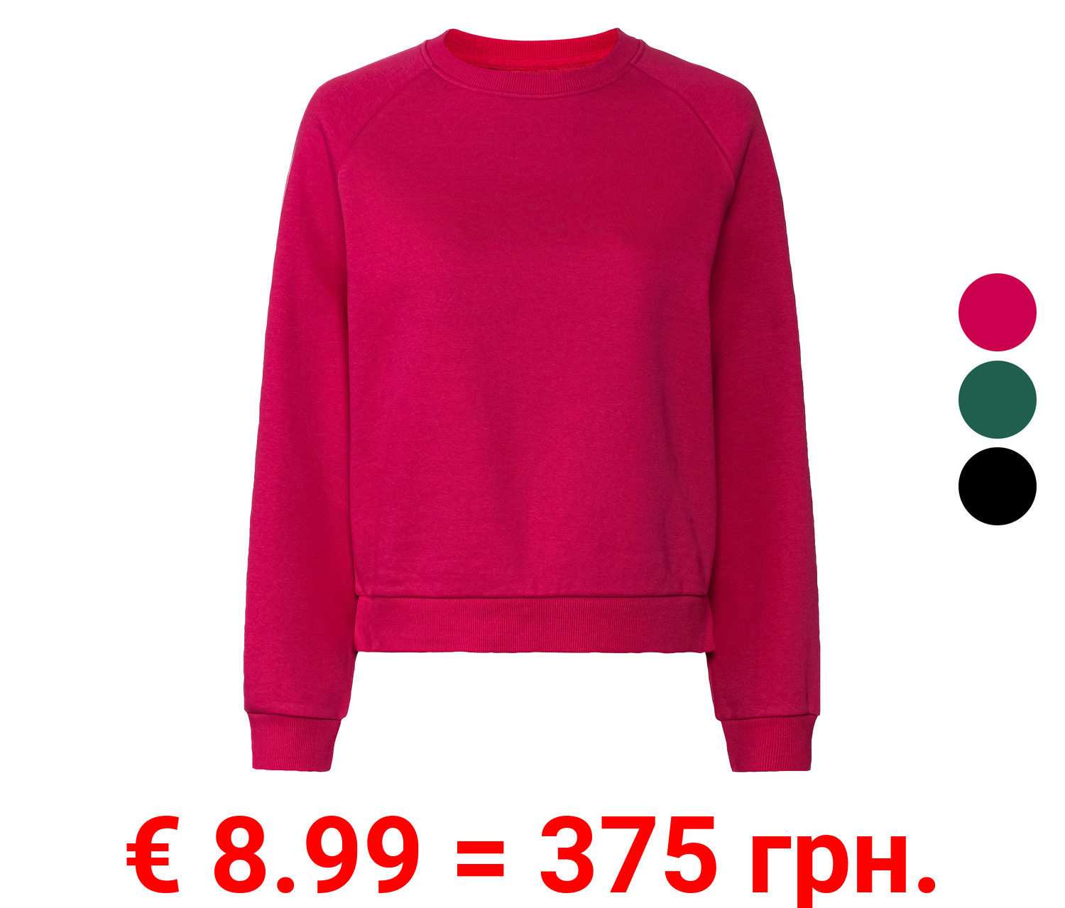 esmara® Damen Sweatpullover mit Bündchen
