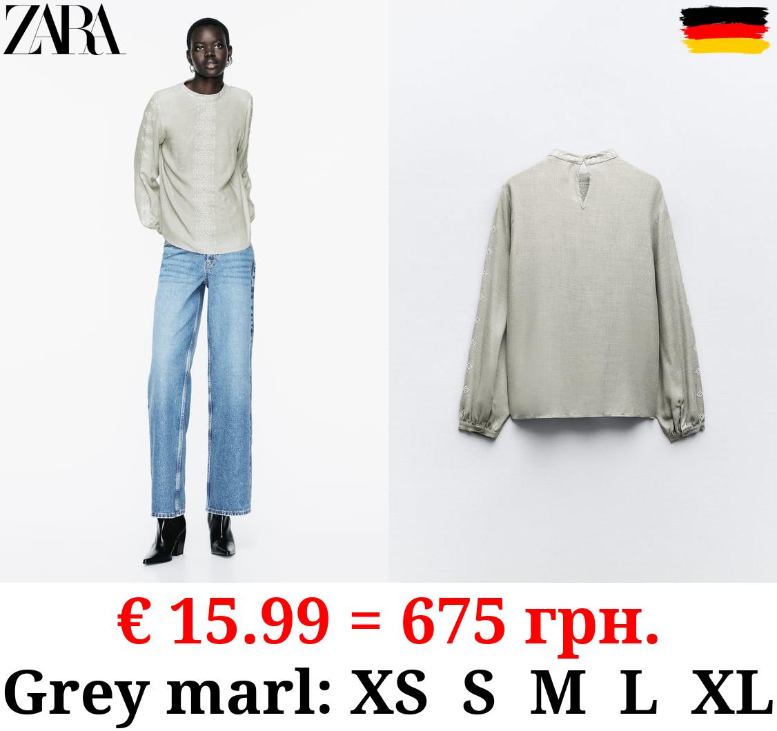 TOP WITH CUTWORK EMBROIDERY