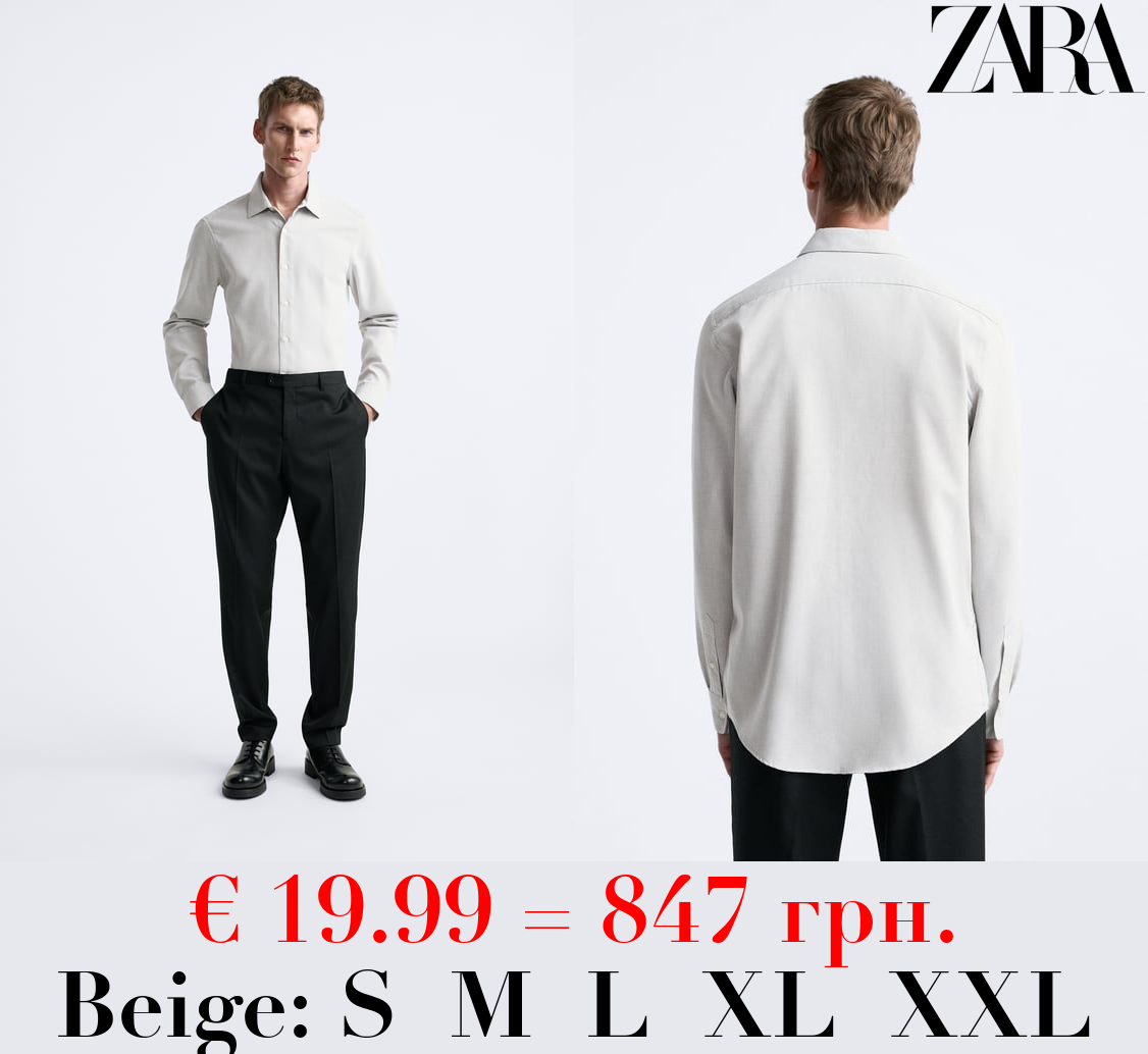 EASY CARE TEXTURED SHIRT