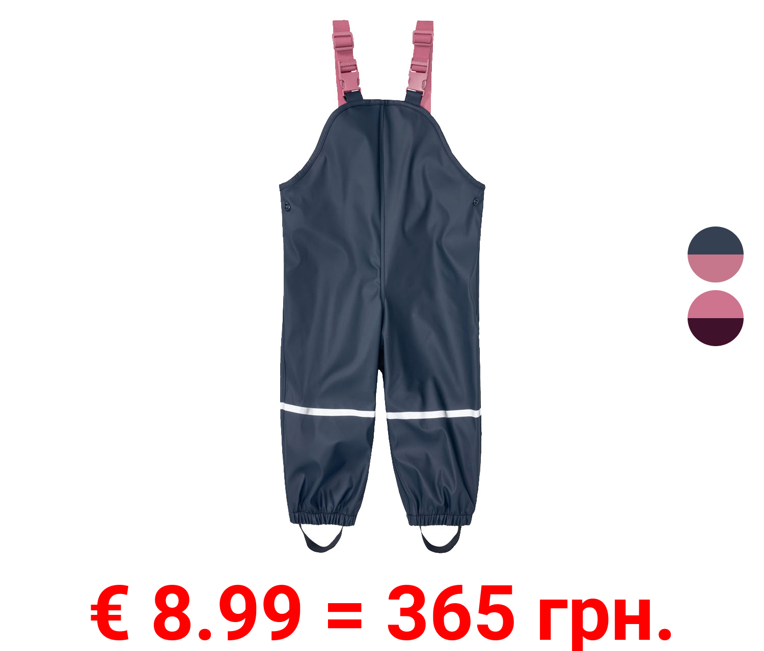 lupilu Kleinkinder Mädchen Matsch- und -Buddelhose, wind- und wasserdicht