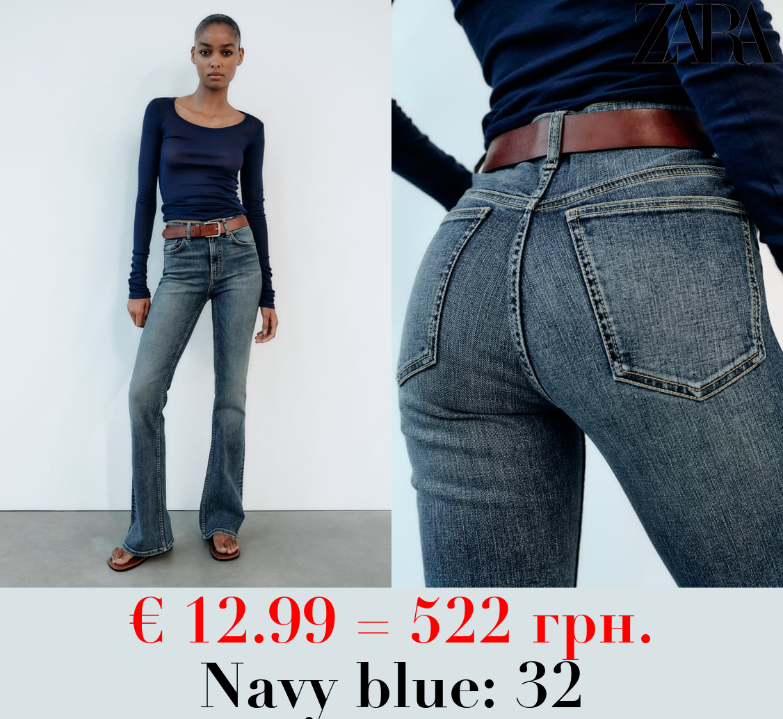 TRF FLARE MID-RISE FULL LENGTH JEANS