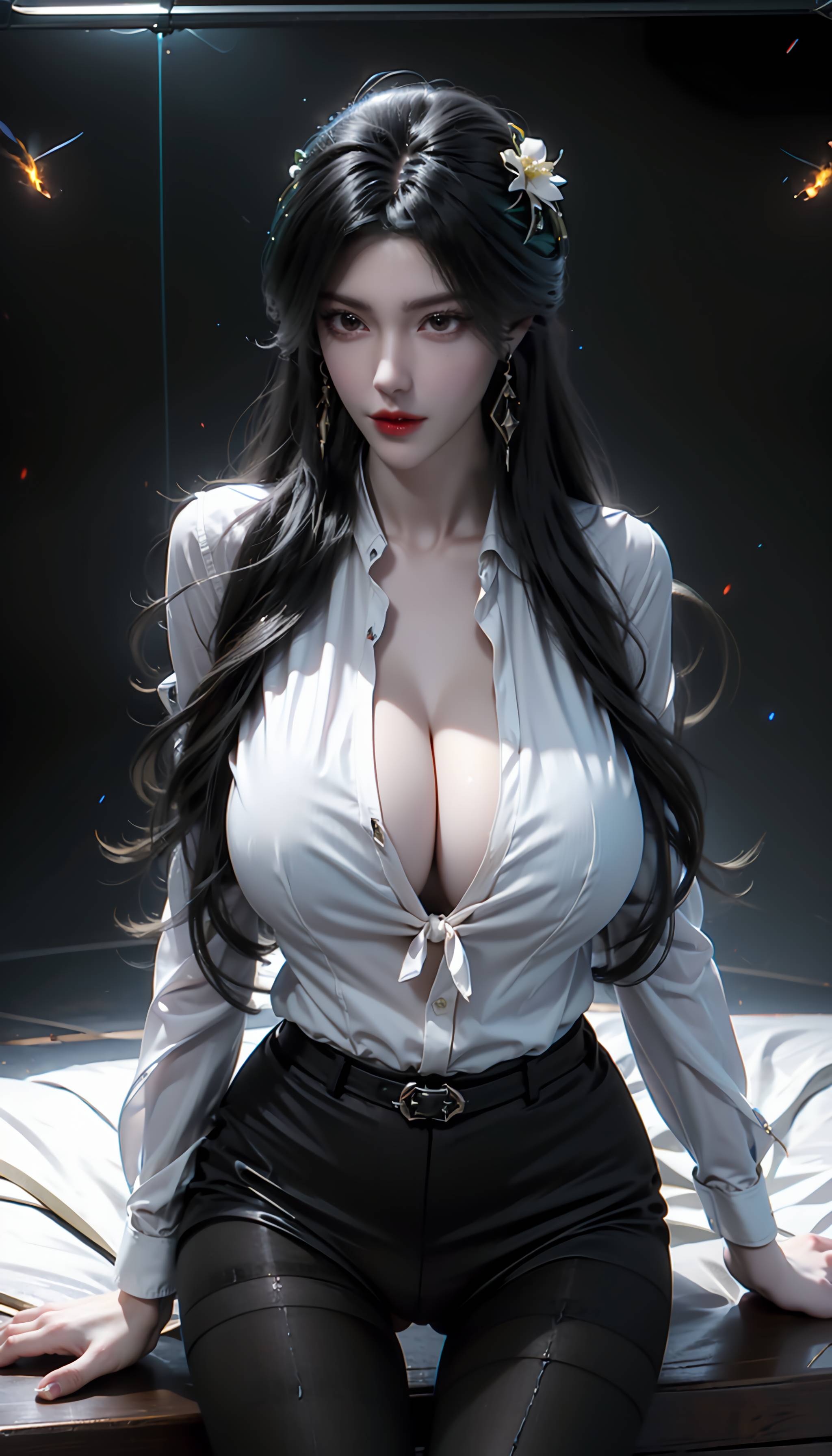 图片[26]-完美世界-柳神 黑丝衬衫-六色网