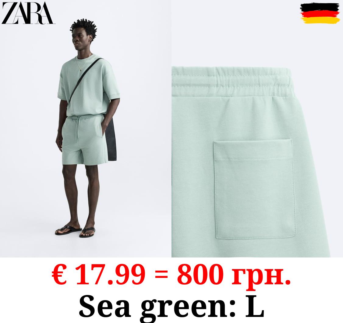 COMPACT JOGGER BERMUDA SHORTS