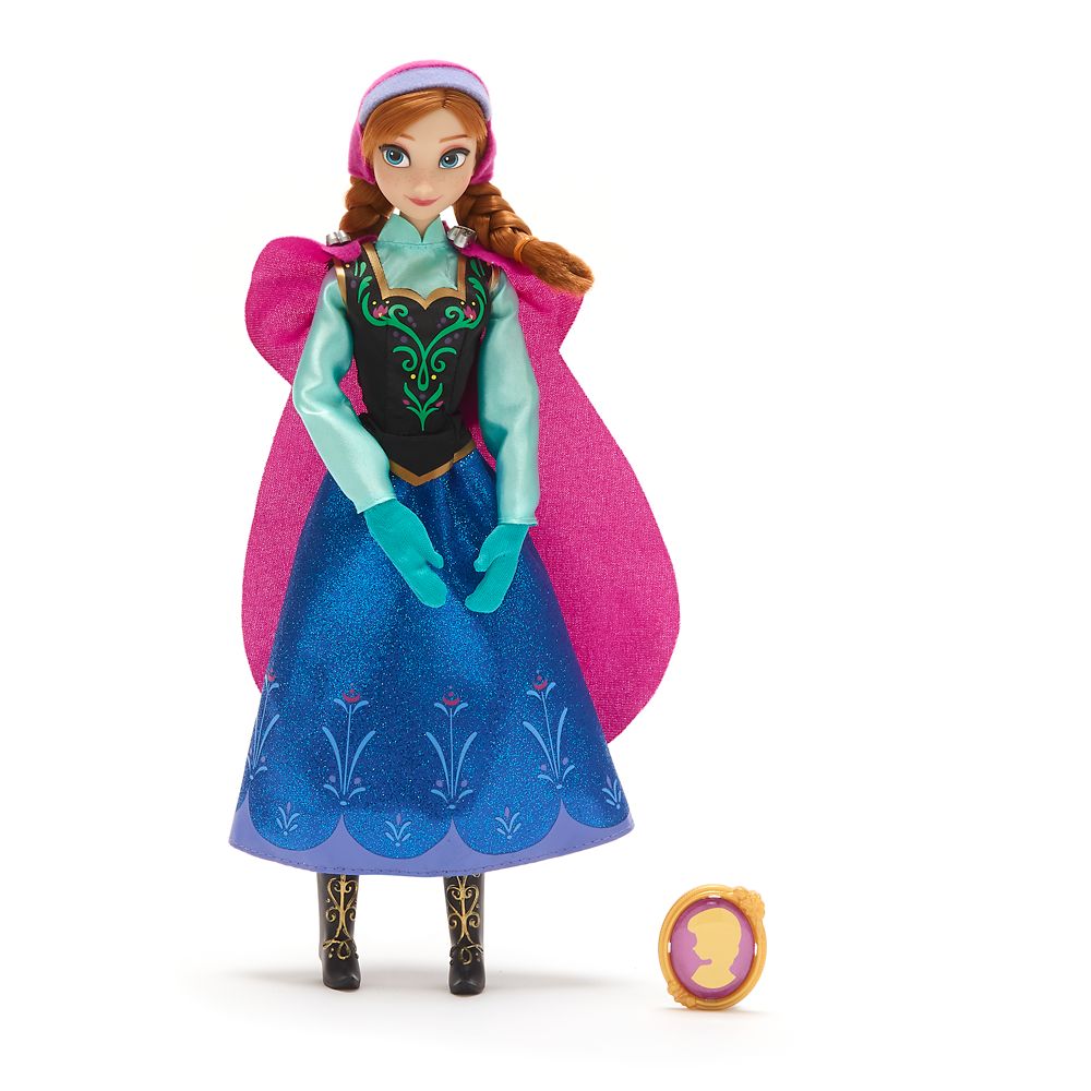 Anna Classic Doll with Pendant – Frozen – 11 1/2'' 