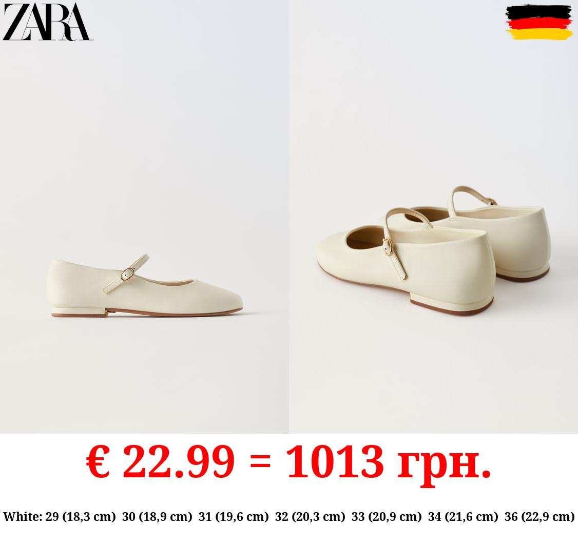 LEATHER BALLET FLATS