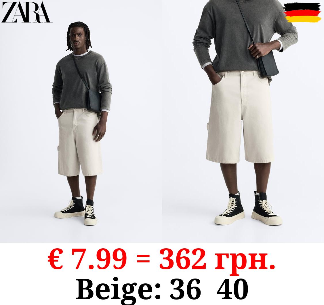 CARPENTER BERMUDA SHORTS WITH POCKET